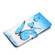 iPhone 16 Oil Embossed 3D Drawing Leather Phone Case - 3 Butterflies