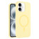 iPhone 16 Pure Color Liquid Silicone MagSafe Phone Case - Cream Yellow