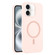 iPhone 16 Pure Color Liquid Silicone MagSafe Phone Case - Pink