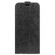 iPhone 16 R64 Texture Single Vertical Flip Leather Phone Case - Black