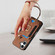 iPhone 16 Retro Skin-feel Ring Multi-card Wallet Phone Case - Brown