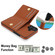 iPhone 16 RFID Anti-theft Card Ring Holder Phone Case - Brown
