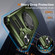 iPhone 16 Rotating Magnetic Holder Phone Case - Dark Green
