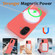 iPhone 16 Shockproof Silicone Magsafe Phone Case - Pink Orange
