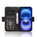 iPhone 16 Skin Feel Calf Texture Card Slots Leather Phone Case - Black