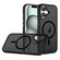 iPhone 16 Skin Feel Frosted MagSafe Magnetic Phone Case - Transparent Black