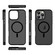 iPhone 16 Skin Feel Frosted MagSafe Magnetic Phone Case - Transparent Black