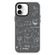 iPhone 16 Skin Feeling Jelly TPU Hybrid PC Phone Case - Doodle Puppy Black