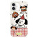 iPhone 16 Skin Feeling Jelly TPU Hybrid PC Phone Case - Hamburger Dachshund Beige
