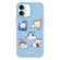 iPhone 16 Skin Feeling Jelly TPU Hybrid PC Phone Case - Puppy Party