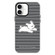 iPhone 16 Skin Feeling Jelly TPU Hybrid PC Phone Case - Running Puppy Black