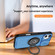 iPhone 16 Sliding Camshield TPU Hybrid PC Magnetic Holder Phone Case - Sky Blue