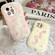 iPhone 16 Snake Embroidery Plush Silicone Phone Case - Snake And Pink