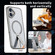 iPhone 16 Star Shine Series TPU + PC MagSafe Phone Case with Fold Holder - Grey