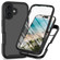 iPhone 16 Starry Sky Solid Color Series PC + TPU Phone Case with PET Film - Black
