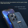 iPhone 16 SULADA Tide Cool Series PC + Leather Texture Skin Feel Phone Case - Red