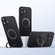iPhone 16 SULADA Top Grain Leather MagSafe Magnetic Holder Phone Case - Black