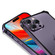 iPhone 16 TPU + Aluminum Alloy Frame Phone Case - Silver