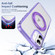 iPhone 16 Translucent Frosted MagSafe Holder Phone Case with AI Button - Purple