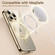 iPhone 16 Transparent Electroplated Magsafe Magnetic TPU Phone Case - Gold