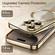 iPhone 16 Transparent Electroplated Magsafe Magnetic TPU Phone Case - Gold