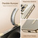 iPhone 16 Transparent Electroplated Magsafe Magnetic TPU Phone Case - Gold