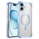 iPhone 16 Transparent MagSafe Magnetic Phone Case - Blue