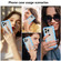 iPhone 16 Transparent Matte TPU Hybrid PC 3-in-1 Phone Case - Blue