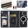 iPhone 16 ViLi GVS-C Series MagSafe Magnetic RFID Leather Flip Phone Case - Black