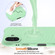 iPhone 16 Wave Texture MagSafe Magnetic Liquid Silicone Phone Case - Green