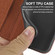 iPhone 16 Woven Texture Stitching Magnetic Leather Phone Case - Brown