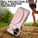 iPhone 16 YM007 Ring Holder Card Bag Skin Feel Phone Case - Rose Gold