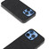 iPhone 16 Pro Max ABEEL Cross Texture Genuine Leather Phone Case - Black