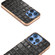 iPhone 16 Pro Max ABEEL Electroplating Frame Crocodile Texture Genuine Leather Phone Case - Black