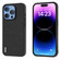 iPhone 16 Pro Max ABEEL Genuine Leather Wave Black Edge Phone Case - Black