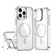iPhone 16 Pro Max Acrylic Camera Holder MagSafe Magnetic Phone Case - White