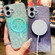 iPhone 16 Pro Max Blink Series Metal Lens Frame MagSafe Magnetic IMD Phone Case - Dark Teal