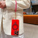 iPhone 16 Pro Max Charm Eye Electroplating Metal Holder Phone Case with Lanyard - Silver
