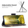iPhone 16 Pro Max Colored Drawing Pattern Zipper Phone Leather Case - Bear