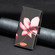 iPhone 16 Pro Max Colored Drawing Pattern Zipper Phone Leather Case - Lotus