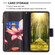 iPhone 16 Pro Max Colored Drawing Pattern Zipper Phone Leather Case - Lotus