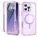 iPhone 16 Pro Max Colorful MagSafe Magnetic PC Hybrid TPU Phone Case - Light Purple