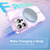 iPhone 16 Pro Max Colorful MagSafe Magnetic PC Hybrid TPU Phone Case - Light Purple