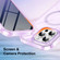 iPhone 16 Pro Max Colorful MagSafe Magnetic PC Hybrid TPU Phone Case - Light Purple