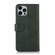 iPhone 16 Pro Max Cow Texture Leather Phone Case - Green