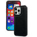 iPhone 16 Pro Max Cowhide Texture Back Cover Phone Case - Black