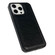iPhone 16 Pro Max Cowhide Texture Back Cover Phone Case - Black