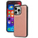 iPhone 16 Pro Max Cowhide Texture Back Cover Phone Case - Rose Gold
