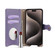 iPhone 16 Pro Max Crossbody Chain Fishtail Litchi Leather Phone Case - Purple