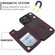 iPhone 16 Pro Max Crossbody Dual-Buckle Wallet Back Leather Phone Case - Dark Purple